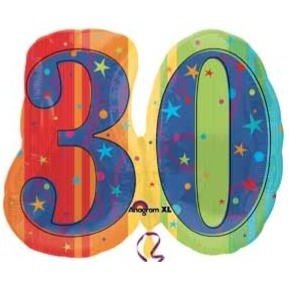 Ballon Mylar Supershape - 30 Ans Party Shop