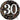 Ballon Mylar Supershape - 30 Ans JumboParty Shop