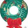 Anagram - Ballon Mylar Supershape 3D - Noel (Couronne De Gui) - Party Shop