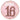 Anagram - Ballon Mylar Supershape - 3D Sweet 16 - Party Shop