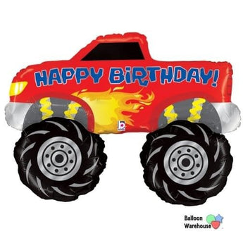 Ballon Mylar Supershape 40Po - Monster Truck Party Shop