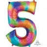 Anagram - Ballon Mylar Supershape - 5 Arc-En-Ciel - Party Shop