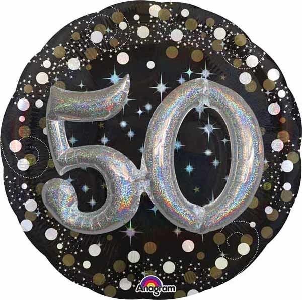 Ballon Mylar Supershape - 50 Ans 3D Party Shop