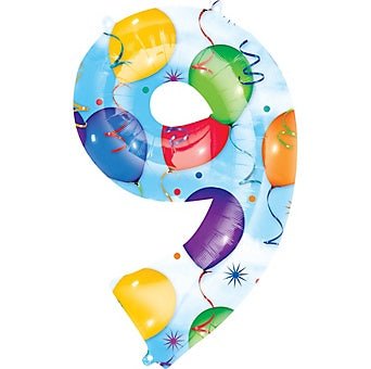 Ballon Mylar Supershape - 9 Motifs Ballons Party Shop