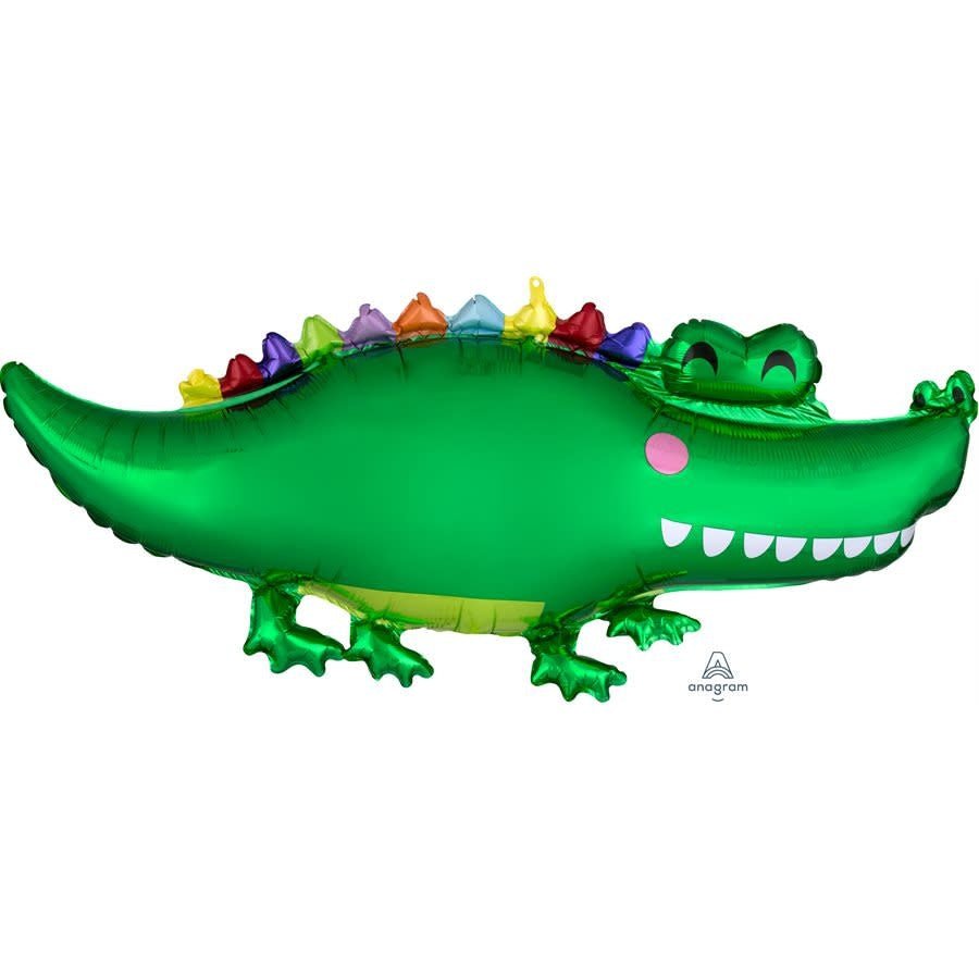 Ballon Mylar Supershape - Alligator Party Shop