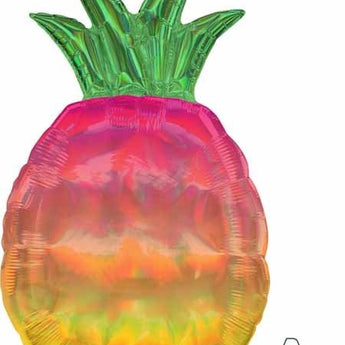 Ballon Mylar Supershape - Ananas Holographique Party Shop