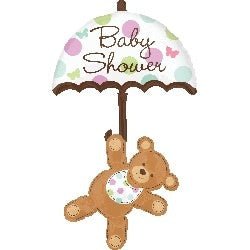 Ballon Mylar Supershape - Baby Shower Ourson Parapluie Party Shop