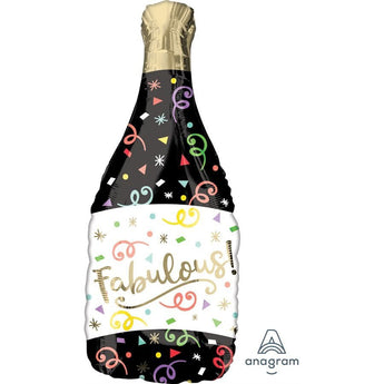 Ballon Mylar Supershape - Bouteille Champagne Festive (Fabulous) Party Shop