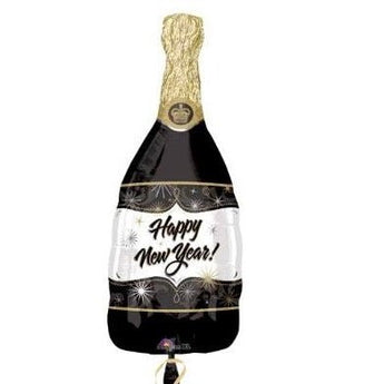 Ballon Mylar Supershape - Bouteille De Champagne New Year Party Shop