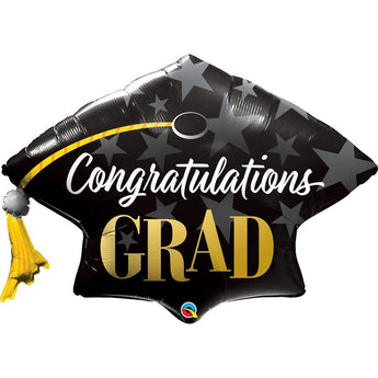Ballon Mylar Supershape - Chapeau Congratulation Grad Party Shop