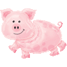 Anagram - Ballon Mylar Supershape - Cochon - Party Shop