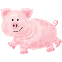 Ballon Mylar Supershape - Cochon Party Shop