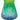 Ballon Mylar Supershape - Cocktail Vert Et Bleu Party Shop