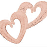 Qualatex - Ballon Mylar Supershape - Coeur Entrelacé Rose Gold - Party Shop