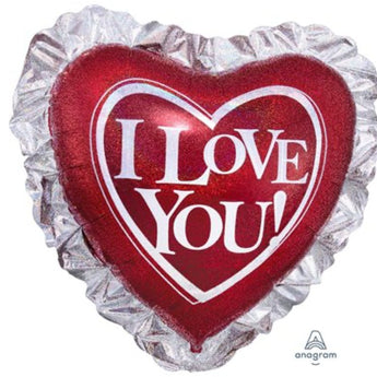 Ballon Mylar Supershape - Coeur "I Love You" Party Shop