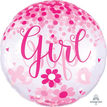 Ballon Mylar Supershape - Confettis - It'S A Girl Party Shop