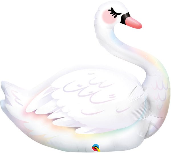 Ballon Mylar Supershape - Cygne Party Shop