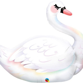 Ballon Mylar Supershape - Cygne Party Shop