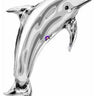 Anagram - Ballon Mylar Supershape - Dauphin Argent - Party Shop