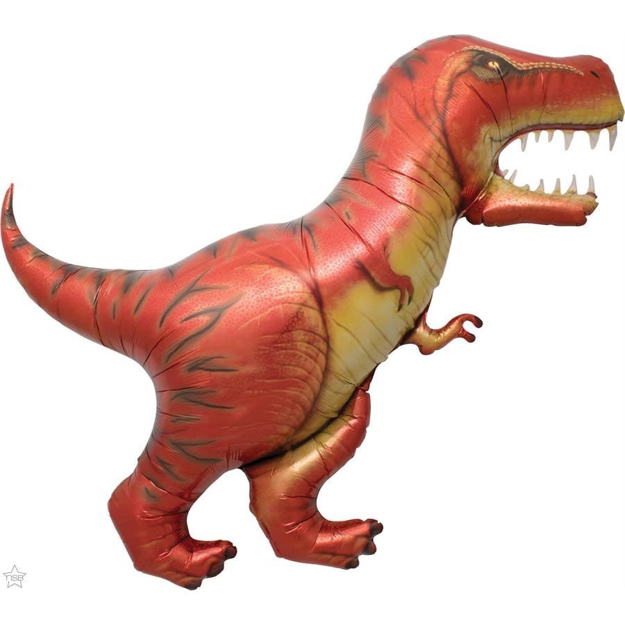 Ballon Mylar Supershape - Dinosaure T - Rex Rouge Party Shop