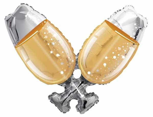 Ballon Mylar Supershape - Duo Coupe ChampagneParty Shop