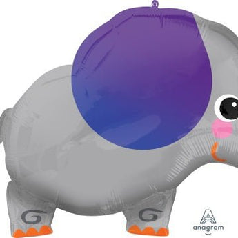 Ballon Mylar Supershape - Éléphant Party Shop