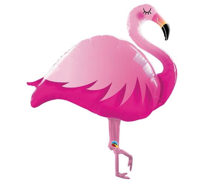 Ballon Mylar Supershape - Flamant Rose Party Shop