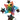 Anagram - Ballon Mylar Supershape - Graduation (Étoiles Multicolore) - Party Shop