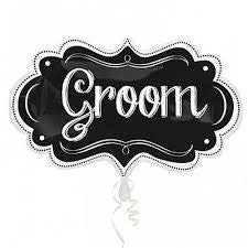 Ballon Mylar Supershape - Groom Party Shop