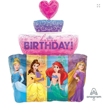 Ballon Mylar Supershape - Happy Birthday Princesse Disney Party Shop
