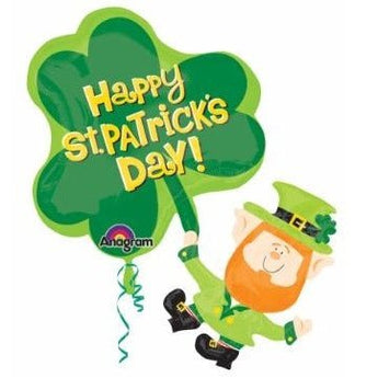 Ballon Mylar Supershape - Happy St - Patrick'S Day Party Shop