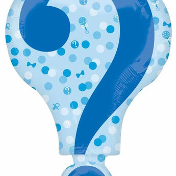 Ballon Mylar Supershape - He Or She (Point D'Interrogation) Party Shop