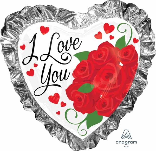 Ballon Mylar Supershape - I Love You Saint - Valentin Party Shop