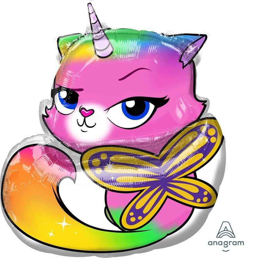 Ballon Mylar Supershape - Kitty Licorne Party Shop