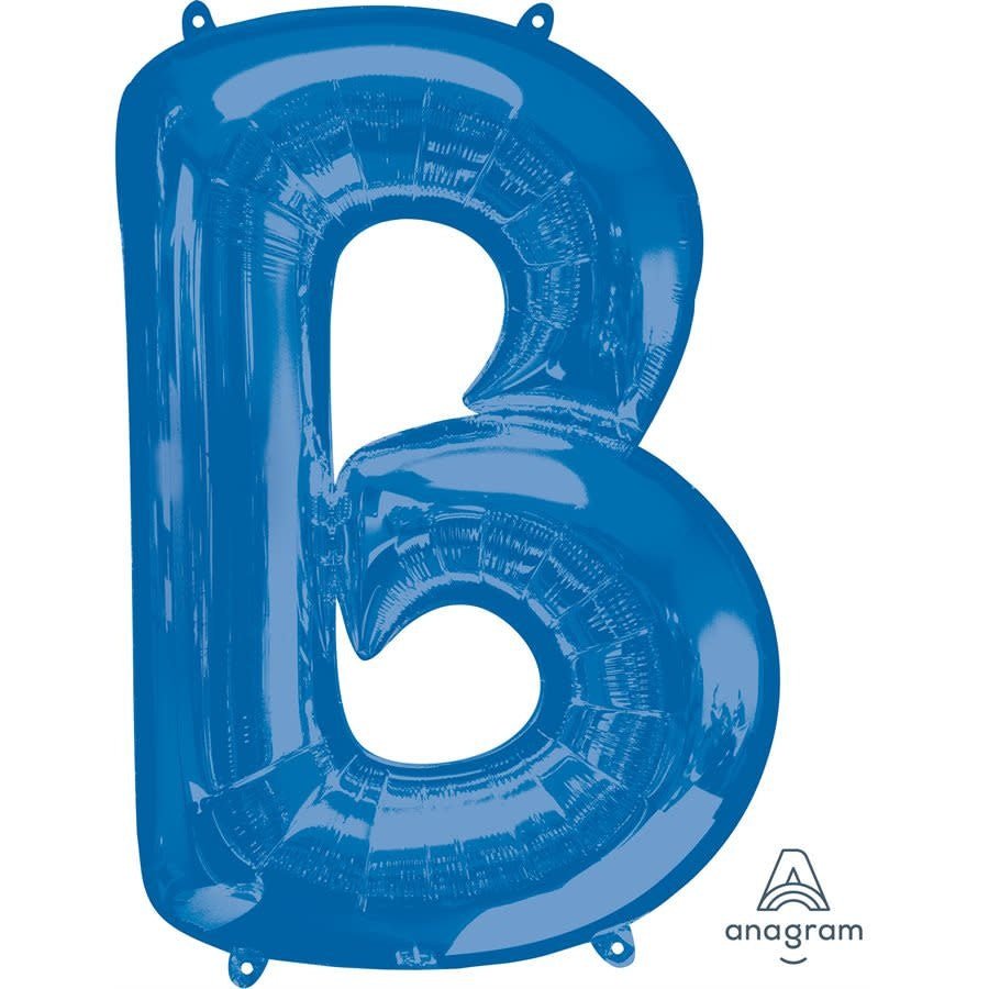 Ballon Mylar Supershape - Lettre B Bleu Party Shop