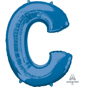 Ballon Mylar Supershape - Lettre C Bleu Party Shop