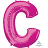 Anagram - Ballon Mylar Supershape - Lettre C Magenta - Party Shop