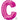 Ballon Mylar Supershape - Lettre C Magenta Party Shop