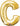 Anagram - Ballon Mylar Supershape - Lettre C - Or - Party Shop