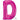 Ballon Mylar Supershape - Lettre D Magenta Party Shop