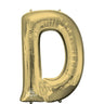 Anagram - Ballon Mylar Supershape Lettre D - Or Blanc - Party Shop