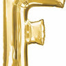 Anagram - Ballon Mylar Supershape - Lettre F - Or - Party Shop