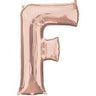 Anagram - Ballon Mylar Supershape - Lettre F - Rosegold - Party Shop
