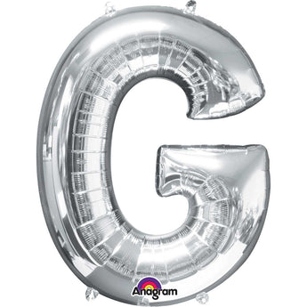 Ballon Mylar Supershape - Lettre G Argent Party Shop