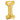 Anagram - Ballon Mylar Supershape - Lettre I - Or - Party Shop