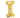 Anagram - Ballon Mylar Supershape - Lettre I - Or - Party Shop
