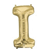 Anagram - Ballon Mylar Supershape - Lettre I - Or Blanc - Party Shop