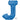 Ballon Mylar Supershape - Lettre J Bleu Party Shop