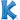 Anagram - Ballon Mylar Supershape - Lettre K Bleu - Party Shop
