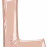 Anagram - Ballon Mylar Supershape - Lettre L - Rosegold - Party Shop